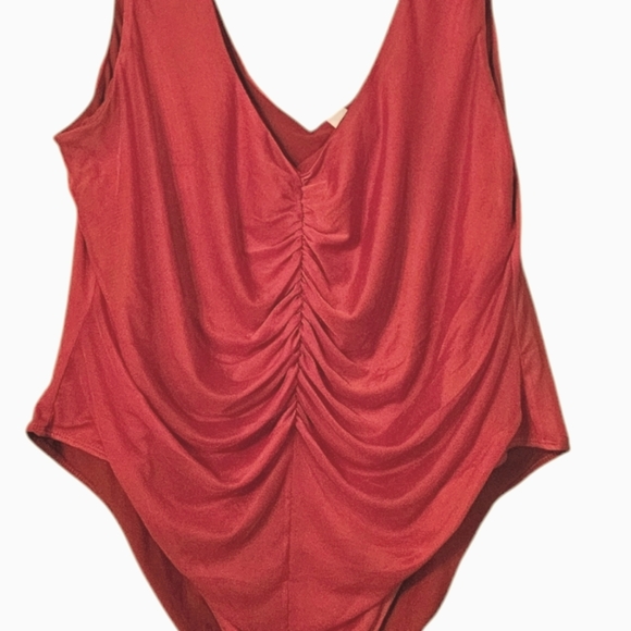 It's Women's Gathered  Bodysuit Tops Size 3X - Picture 4 of 6